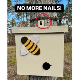 Swarm Trap Hanger - Hang Your Swarm Trap Quickly and with Confidence - NO More POUNDING in Nails! -Tree Friendly! - Super Strong -