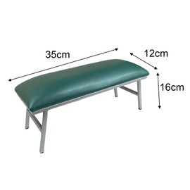 Table Nail Hand Rest Nail Art Hand Holder,Desk Manicure Armrest Cushion Hand Stand for Nail Manicure Tool, Green