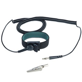 ECO-FUSED Anti Static Wrist Straps - 2 Pack - Reusable - Equipped with Grounding Wire and Alligator Clip - Enables You to Ground Yourself - Adjustable To Fit Up to Size XL (157.4 inches)