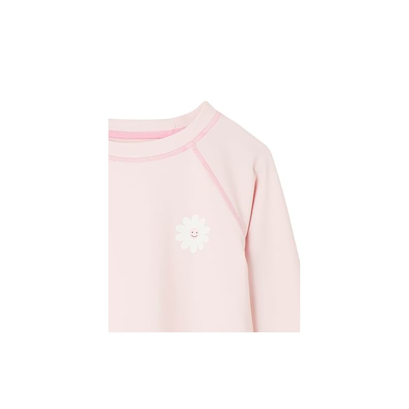 VERTBAUDET Girls UV Bath Shirt, pink, 116