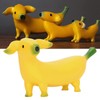 Banana Dog Sculpture Resin Funny Lovely Lightweight Banana Dog Art