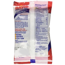David Seeds Original Sunflower Seeds, 1.75-ounce Bags(Pack of 24)