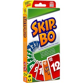 Collectix Card Game Set: Card Game Set: Skip-BO Card Game + Skip-BO Carry Bag, Board Games