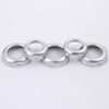 TongSheng 5pcs Chrome Volume and Air Conditioning Knobs Trim for