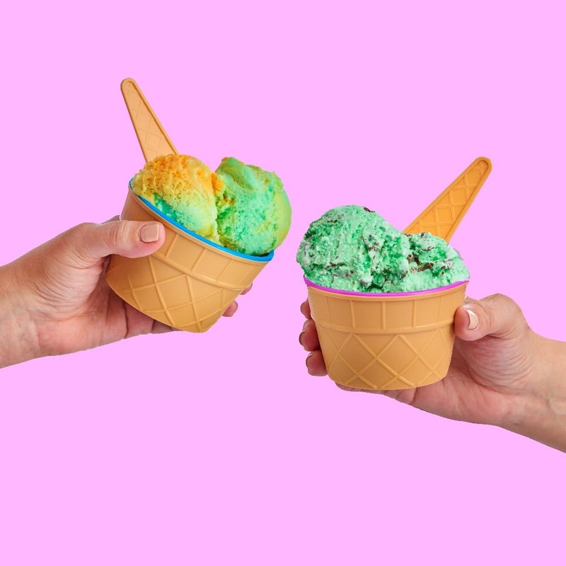 Talisman Designs Kiddie Kups Ice Cream Bowls, Set of 2