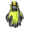 Wells Lamont 3 Pair Pack Nitrile Coated Grip Work Gloves,
