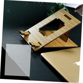 Operitacx Laptop Bracket Durable Portable Laptop Stand for Home Office Use Lightweight Wooden Shelf for Daily Convenience Suitable for Various Workspaces