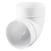 Pipe Elbow 90 Degree Ventilation Round Pipe Elbow Connector for