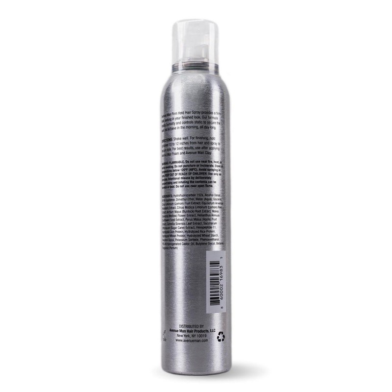 Avenue Man Texture Spray for Hair Men - Barber-Grade Hairspray