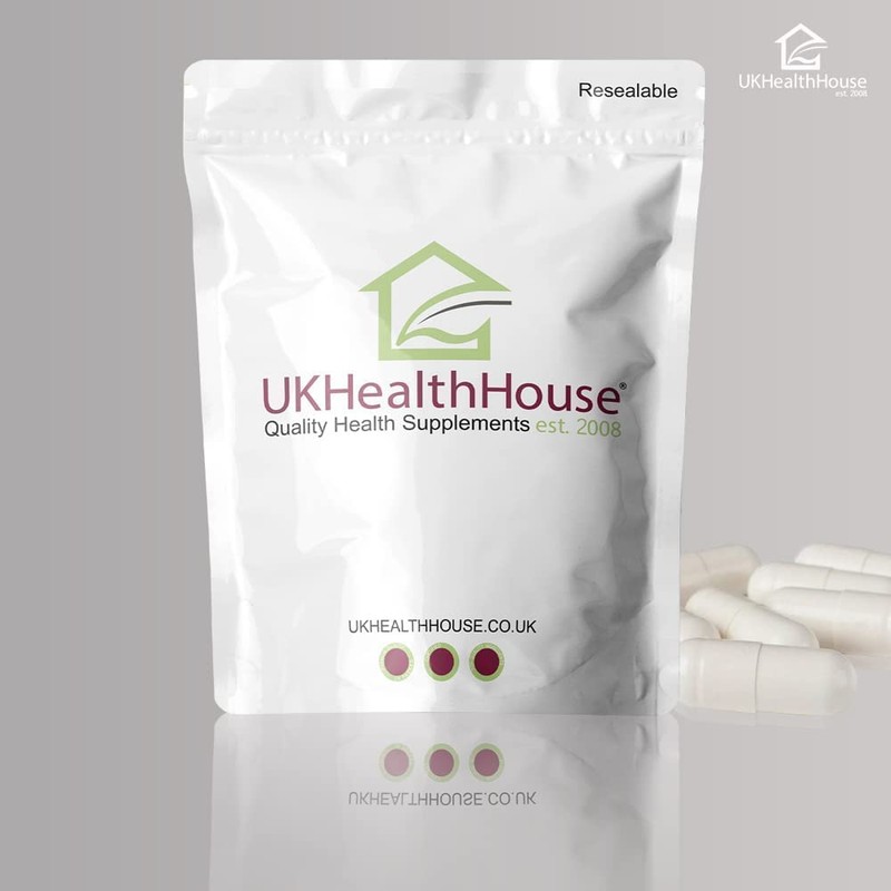 UKHealthHouse L-Glutamine Amino Acids 600mg x 180 Capsules Rapid Release