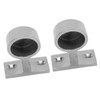 2PCS Stanchion Hand Rail Fitting 316 Stainless Steel Mirror Polishing