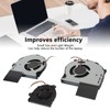 3pcs CPU GPU Cooling Fan Replacement Compatible for Asus ROG