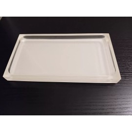 PARADIGM TRENDS Cubix Spa Amenity Tray, Resin, White/Colorles