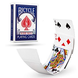 BLANK BACK Regular Index Face Magic Playing Cards by Bicycle
