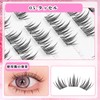 KIADZIE False Eyelashes, Fluffy, Volume, C Curl, Stretches Bunch, Long