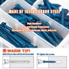 RURITKIT 200Pcs Concrete Screws with Drill Bit and Driver bit,