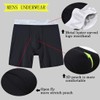 JINSHI Bamboo Viscose Mens Underwear Breathable Boxer Briefs for Men