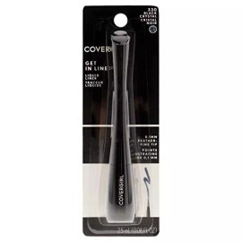 COVERGIRL Get In Line Liquid Eyeliner, Black Crystal, 0.08 Fl Oz