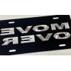 Diamond Etched Products Reverse Move Over Diamond Etched Aluminum Black