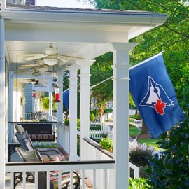 Blue Jays Flag for Fans Toronto, 3x5 Feet, Resistant Fading , Perfect for Dorm Room Decor and outdoor Banner.
