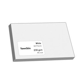 60 Pieces, 230gsm - A5 White Card, Thick Cardstock Paper