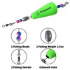 Skipaelf Popping Corks Fishing Popping Cork,Hard Foam Fishing Floats with