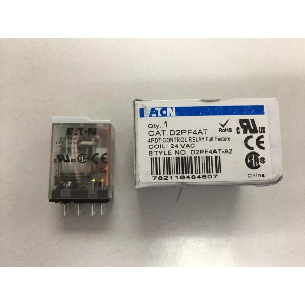 EATON CUTLER HAMMER D2PF4AT CONTROL RELAY