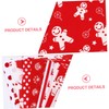 Gadpiparty 50pcs Christmas Themed Cotton Fabric Bundle for Crafting Patchwork