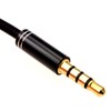 Professional 4-Pin 3.5 mm Jack Male Audio Cable TPE Rubber