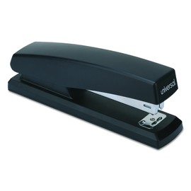 Universal Economy Full Strip Stapler, 12-Sheet Capacity, Black (43118)