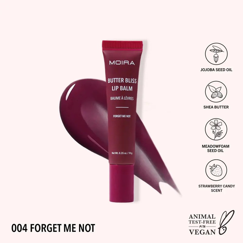 Balsamo Labial Moira Butter Bliss Lip Balm 004 Forget Me