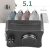 Retractable Clothesline Grey 16.7ft 44.1lb Wall Mount Drill Free Stainless