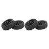 4pcs Suitcase Wheels Replacement Durable Silent PVC Swivel Luggage Caster
