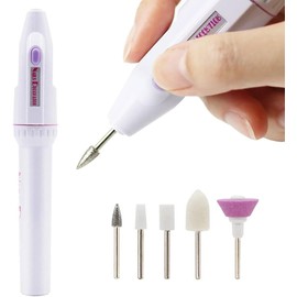 Lima Electrica Uñas, Torno Para Uñas Profesional, Torno Para Uñas con luz, Electrica Uñas para Eliminación Rápida De Esmalte De Gel,Manicura, Ideal para Uso Doméstico
