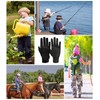 Kids Horse Riding Gloves Equestrian Anti Slip Children Horseback Bike
