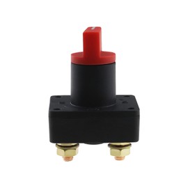 ECSiNG 60V 300A Battery Switch Power Disconnect Rotary Isolator Kill Cut Off Switch with 2-Position ON-Off for Car Boat Truck UTV ATV Caravan Battery Bank