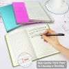 Silver Glitter Notebook Sparkle Journal for Girls A5 Hardcover Notebooks