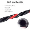 Storystore Universal Automotive Door Seal Strip D-Shape Self-Adhesive Weather Stripping