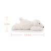 Apricot Lamb Sleeping Polar Bear Plushies Stuffed Animals for Kids,