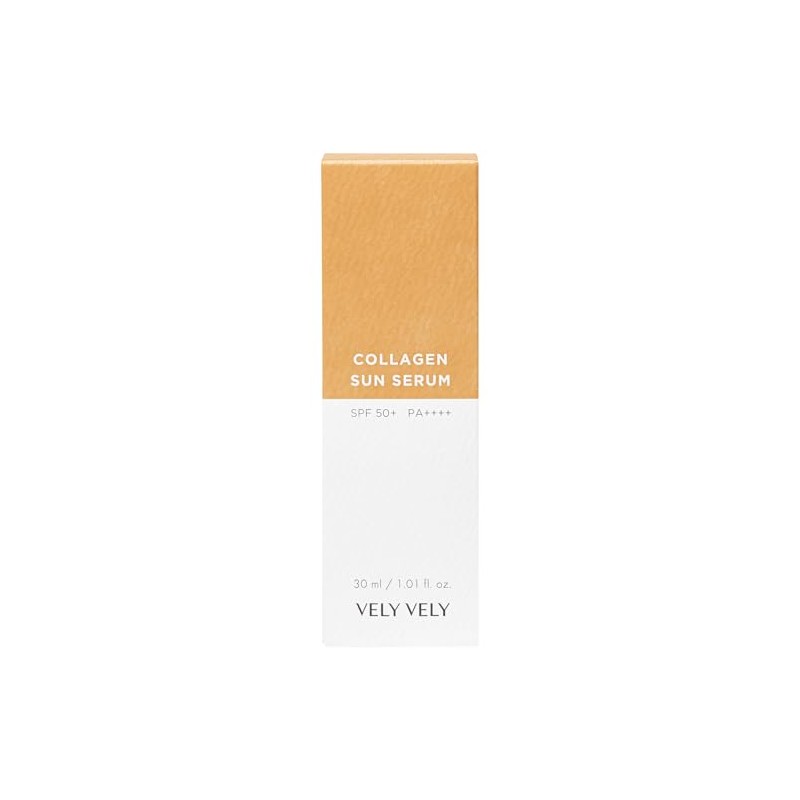 VELY VELY SPF50+ PA++++ Collagen Sun Serum, 1.1 fl oz
