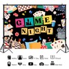InMemory Game Night Backdrop for Photography Board Games Party Decoration
