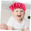 Healeved Boys and Girls Double Layer Satin Sleeping Cap Adjustable