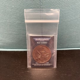 Games Workshop Warhammer 40k Red Gobbo Collectible Coin Limited Edition metal OOP Christmas