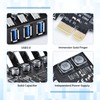 ELUTENG PCIE USB 3.0 Card 7 Ports PCI Expree to