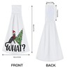 longlugoo Christmas Cat with Tree Hanging Kitchen Dish Towel 2