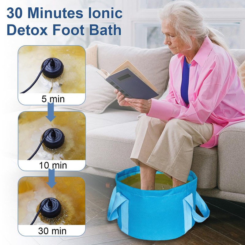 YoTmake Ionic Detox Foot Bath SPA Machine, Ionic Cleanse Detox