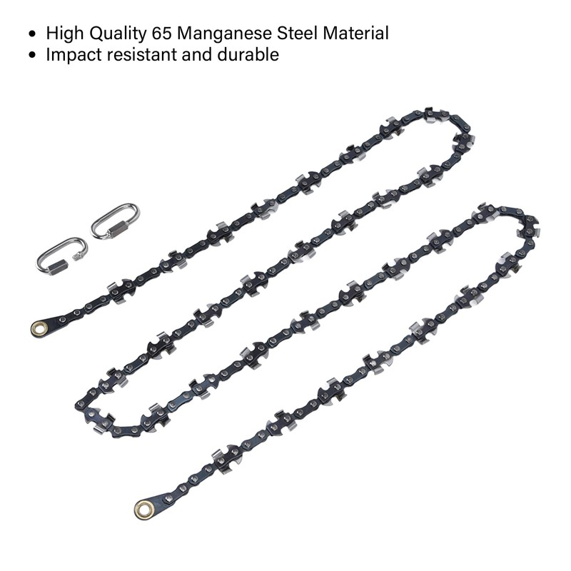 Topyond 53 Inch Folding Pocket Hand Rope Chain Saw, Efficient