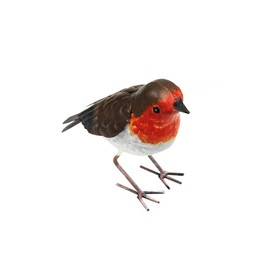 The Present Shop Small Metal Robin, Multicolor, 9cm x 5cm x 11cm