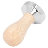 Coffee Tamper, Flat Bottom Detachable Design Coffee Powder Hammer Wooden