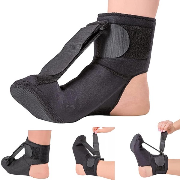 Ortesis de Caída del Pie, Calcetín Nocturno para Fascitis Plantar,